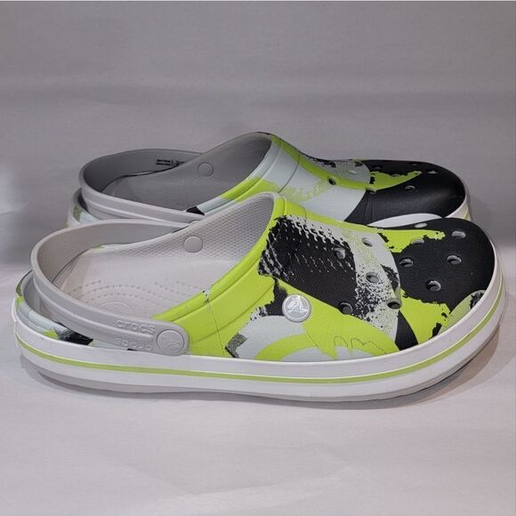 Crocs Crocband OmbreBlock Rubber Slip-on Clog Shoes Men's Size 11 - Picture 2 of 15